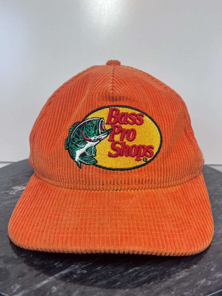 Bass Pro Shops New Era Hat Cap 19 Nascar 9fifty Orange Corduroy Truex Briscoe
